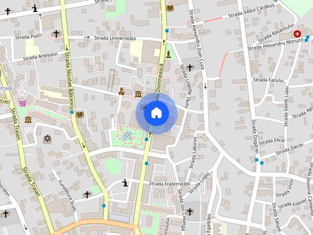 | Apartament cu 1 camera | Mobilat si Utilat | Str. Domneasca, Bloc Modern |
