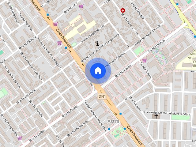Apartament cu 2 camere de inchiriat zona Judetean Astra