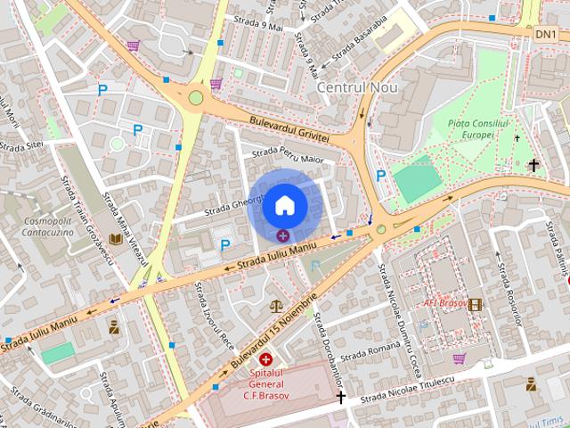Apartament cu 2 camere de inchiriat in zona Centru Civic