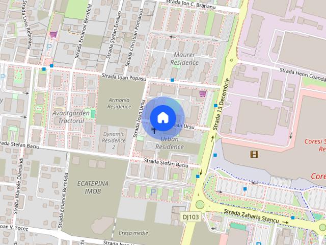 Apartament cu 2 camere de inchiriat in zona Coresi