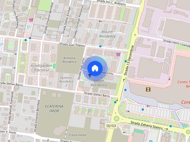 Apartament cu 2 camere de inchiriat in zona Coresi