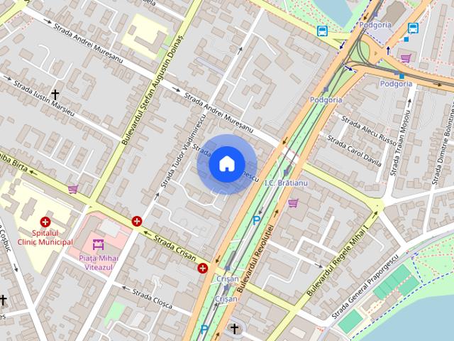 Apartament cu 2 camere de închiriat, str. Tudor Vladimirescu, Arad