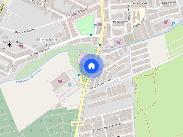 Apartament cu 2 camere decomandate Calea Cisnadiei din Sibiu