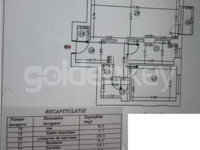 Apartament cu 2 camere in complex rezidential | ID:1539350