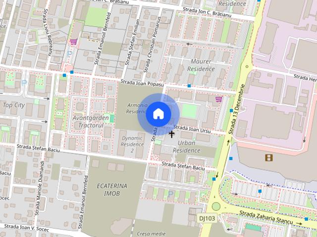 Apartament cu 2 camere la Urban Coresi, două balcoane, parcare + boxă