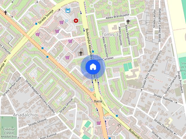 Apartament cu 2 camere transformat in 3