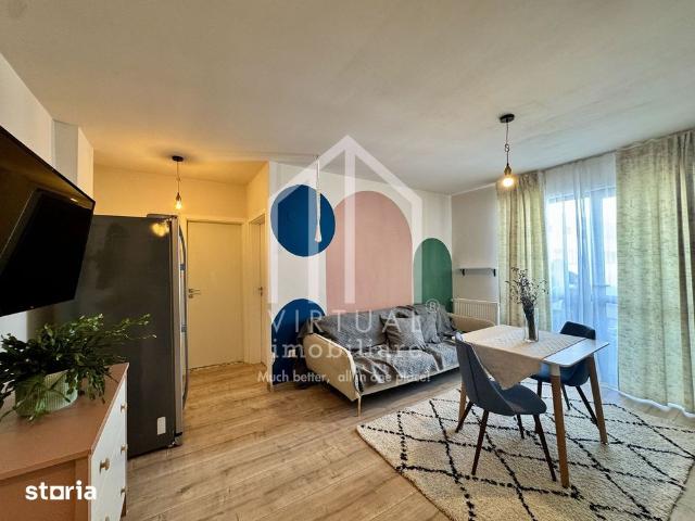 Apartament cu 2 camere, 36mp utili+balcon 8 mp, etaj 6/7, D. Stanca