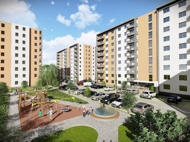 Apartament cu 3 camere în clădire cu 4 etaje
