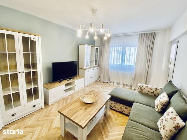 Apartament cu 3 camere si 2 bai mobilat si utilat modern Turnisor