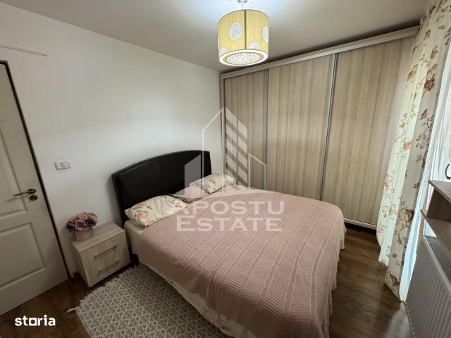Apartament cu 3 camere si 2 bai, mobilat si utilat, in Giroc