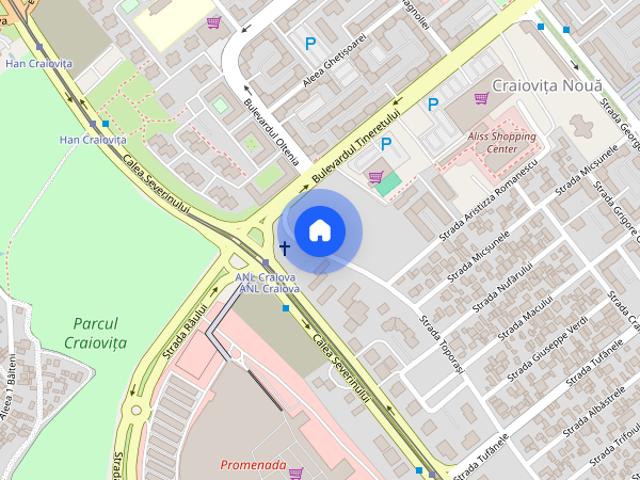 Apartament de inchiriat, 2 camere, 58 mp, centrala proprie, Calea Seve