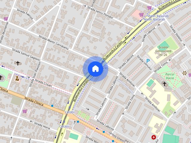 Apartament de inchiriat 2 camere AC centrala proprie Cetatii Timisoara