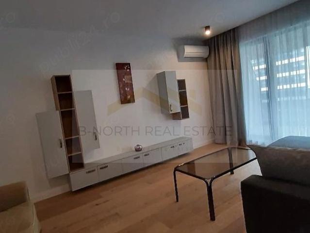 Apartament de închiriat 2 camere Nusco City Pipera | Vedere către grăd