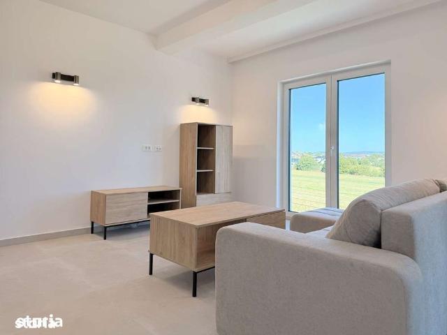Apartament de lux 80 mp mobilat de închiriat bloc nou Ipotești,Suceava