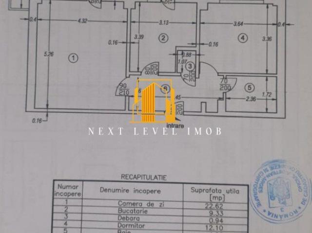 Apartament de vanzare 2 camere, frății golești, comision 0%