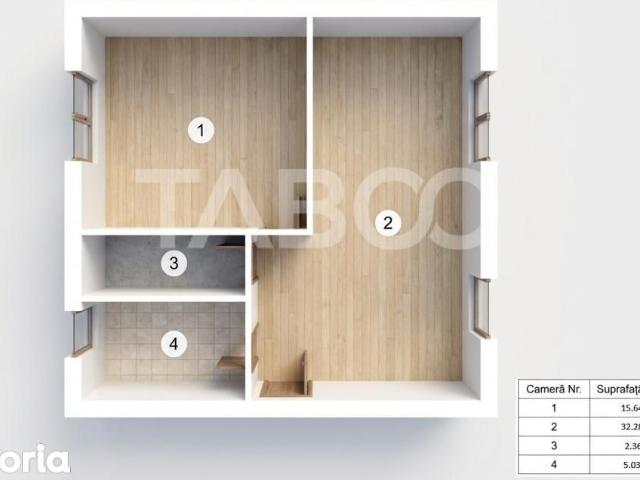Apartament de vanzare 2 camere decomandate debara si parcare Selimbar