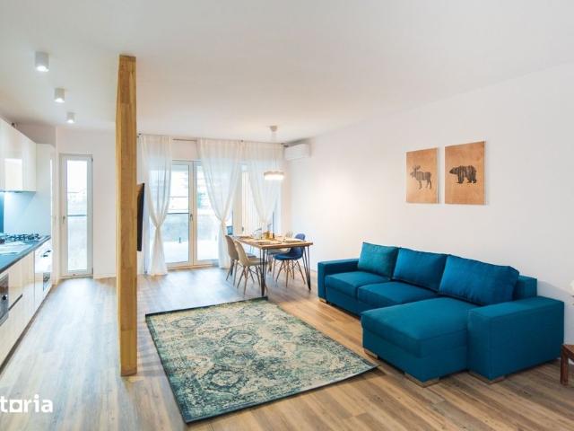 Apartament de 2 camere, 2 bai, parcare, terasa cu vedere spre lac, Pip