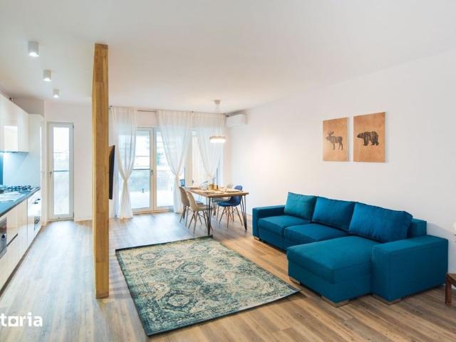 Apartament de 2 camere, 2 bai, parcare, terasa cu vedere spre lac, Pip