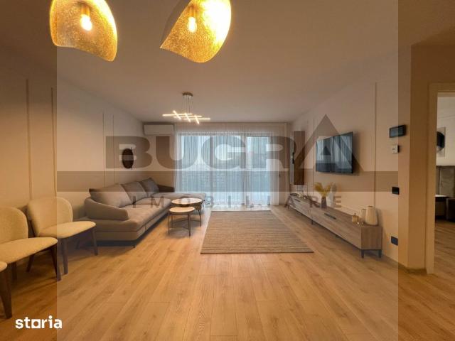 Apartament de 2 camere, 52mp, ultrafinisat, parcare, The Office
