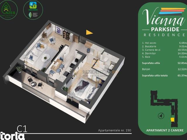 Apartament decomandat 2 camere, Bd. Metalurgiei, Parc Tudor Arghezi