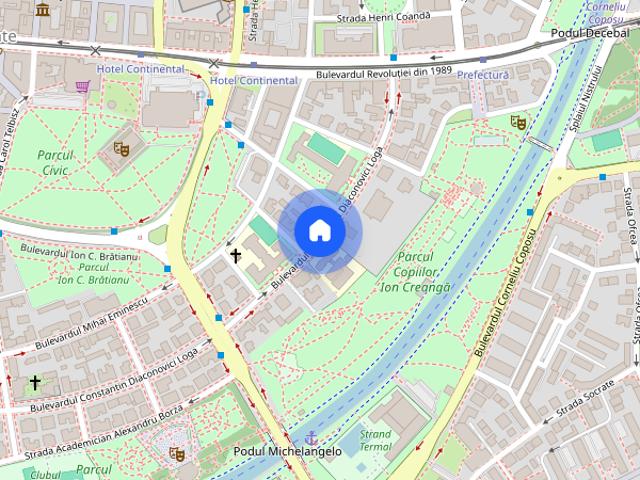 Apartament decomandat langa medicina