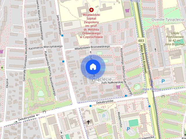 Apartament do wynajęcia, przy hali “Polonia