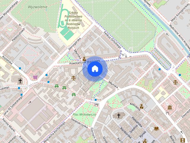 apartament Gliwice Młyńska 4/34 43m