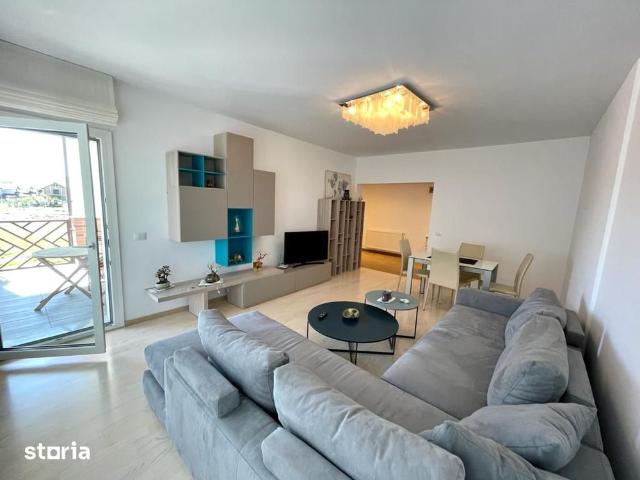 Apartament LUX 74 mp + terasă | Vedere SUPERBĂ la munți | Parcare