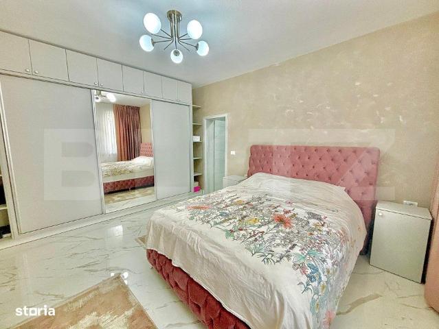 Apartament lux, 3 camere, 2 bai, terasa plus gradina