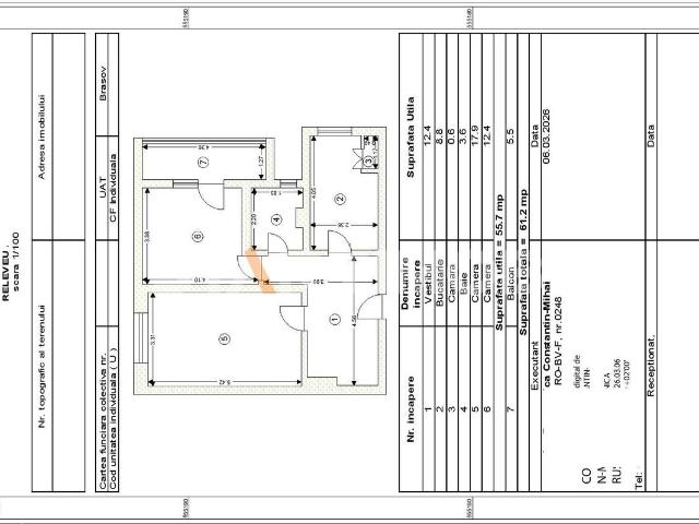 Apartament structura mare zona Racadau