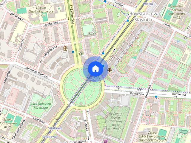 Apartament: salon/sypialnia/gabinet  klima/ogródek/Borek/Park Skowroni
