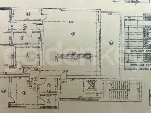 Apartament spatios cu 3 camere | zona premium | ID:3041908
