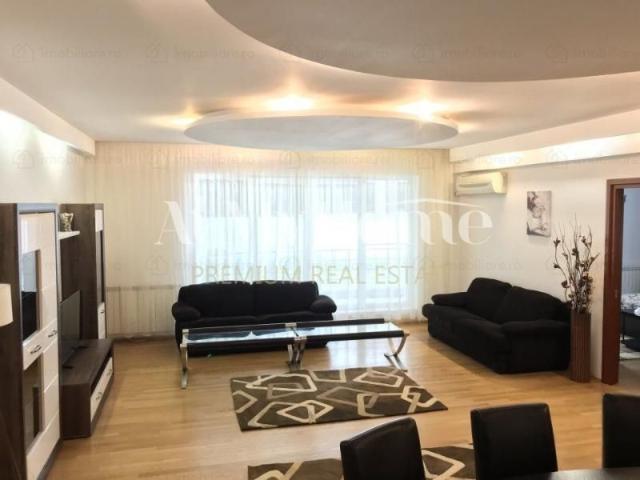 Apartament spatios si luminos cu 4 camere, mobilat modern, parcare, paza, terasa