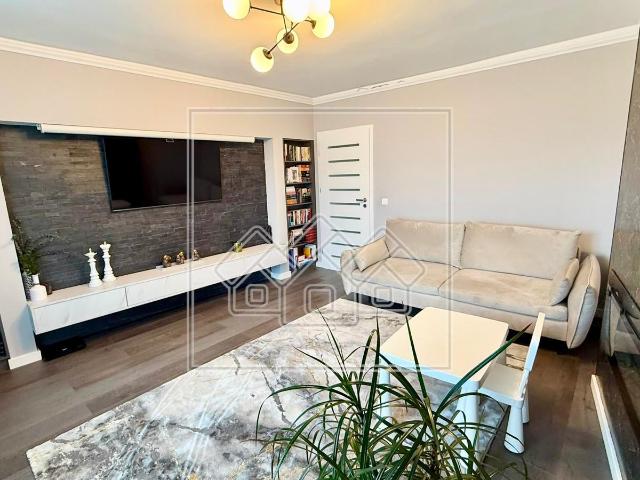 Apartament tip duplex de inchiriat in Sibiu – 5 camere, 119,5 mp si 2 balcoane – Sos. Alba Iulia