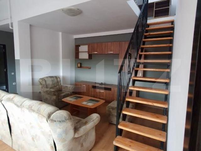 Apartament tip duplex de inchiriat, 90 mp, complet mobilat, zona Gheor