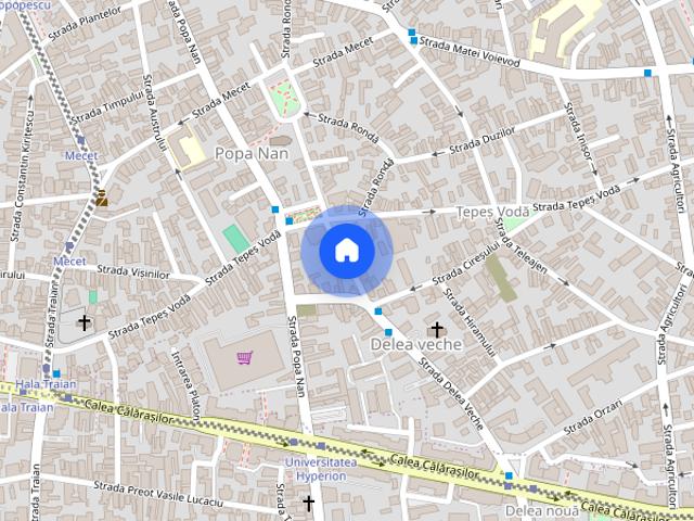 Apartament tip studio, centrala proprie, balcon, zona Calea Calarasilo