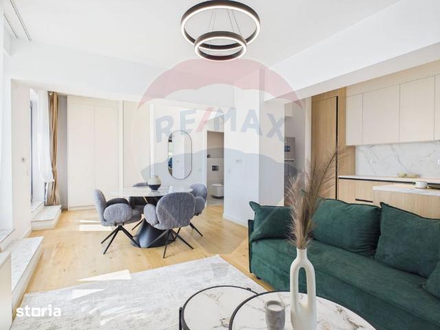 Apartament utilat complet, prima inchirere, cu terasa de 25 mp