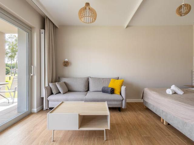 Apartament w Marinie Stranda Giżycko z widokiem na jezioro