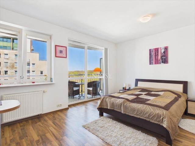 Apartament z balkonem i widokiem na park nadmorski