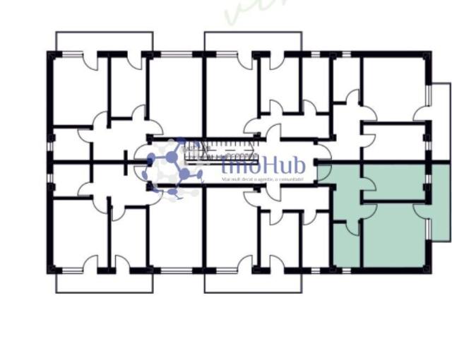 Apartament 1 cam D 38 mp, Hlincea, Loc de parcare inclus!