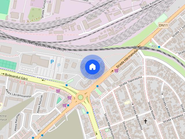 Apartament 1 cameră, B dul Garii 25, bloc nou, 55 mp, parter, parcare