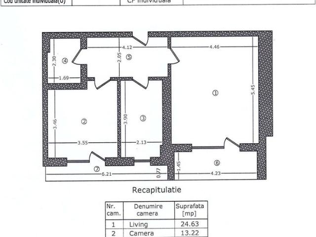 Apartament 2 Cam Sisești | 58 mp | Încalzire pardoseală | Parcare