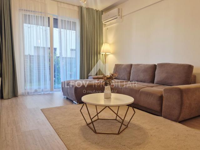 Apartament 2 camere cu gradina in Tunari, langa padure, loc de parcare