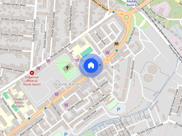 Apartament 2 camere de inchiriat 45 mp zona Vasile Aaron