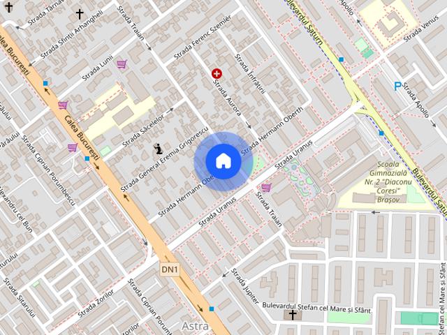 Apartament 2 camere de închiriat, zona Astra direct de la proprietar