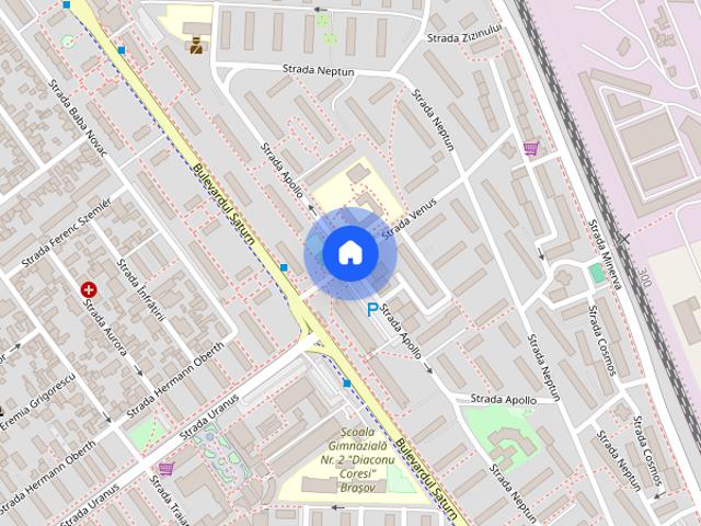 Apartament 2 camere de închiriat Zona Astra, Str. Apollo nr. 9