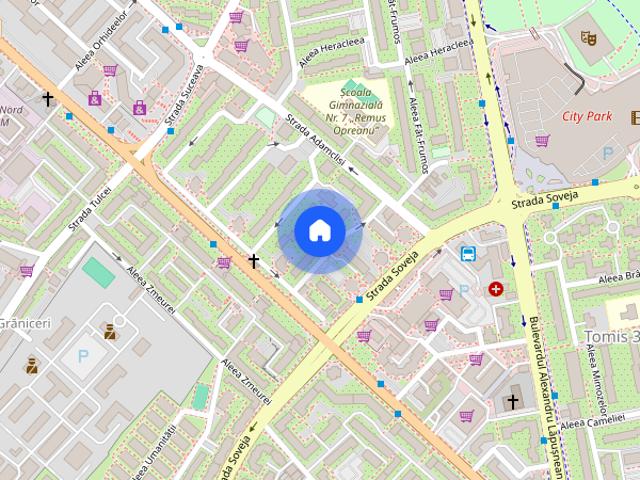 Apartament 2 camere de închiriat zona Tomis 3