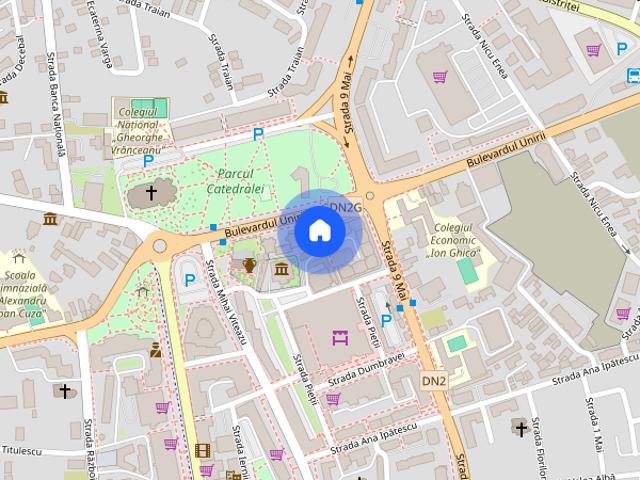 Apartament 2 camere de vanzare in Bacau bulevardul Unirii