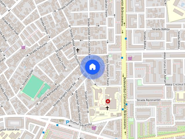 Apartament 2 camere decomandat Bd. Brâncoveanu / Marie Curie