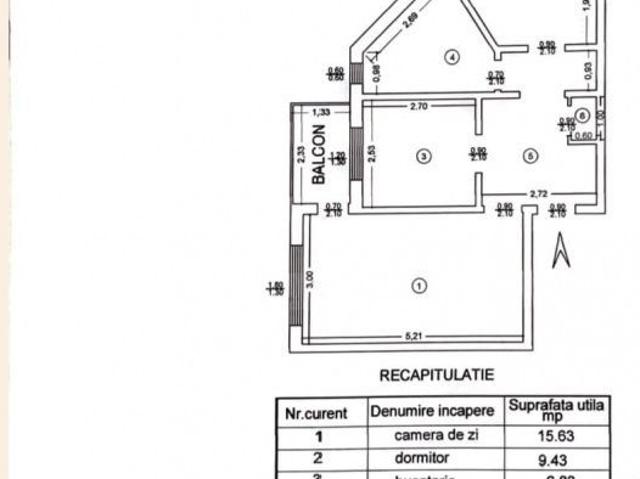 Apartament 2 camere, decomandat, nicolina, bloc fara risc